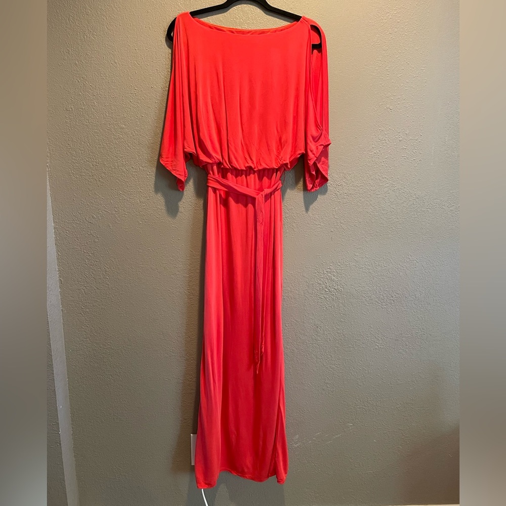 Coral dress